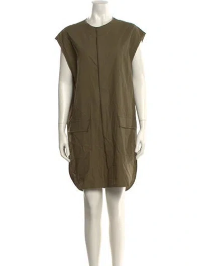 Pre-owned 3.1 Phillip Lim Crew Neck Knee-length Dress In Green