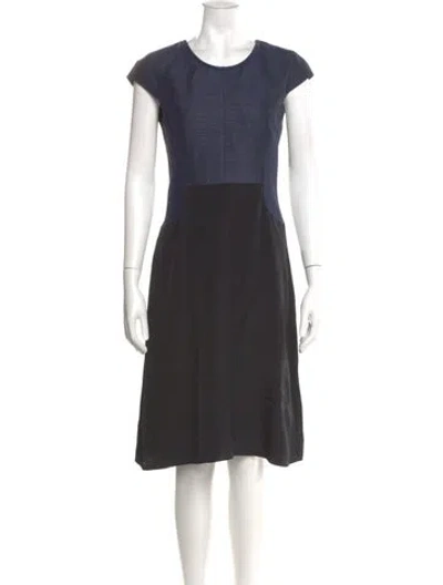 Pre-owned 3.1 Phillip Lim Crew Neck Knee-length Dress In Multi