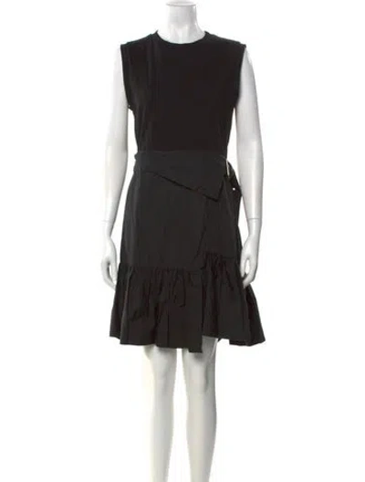 Pre-owned 3.1 Phillip Lim Crew Neck Knee-length Dress W/ Tags In Black
