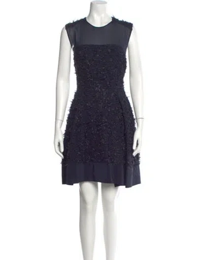 Pre-owned 3.1 Phillip Lim Crew Neck Knee-length Dress W/ Tags In Blue