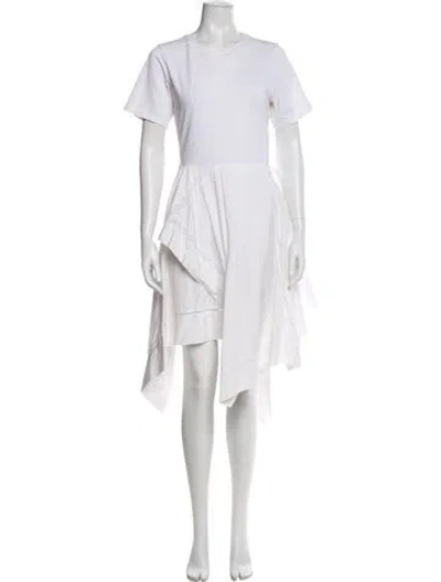 Pre-owned 3.1 Phillip Lim Crew Neck Knee-length Dress In White