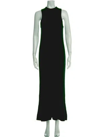Pre-owned 3.1 Phillip Lim Crew Neck Long Dress In Black