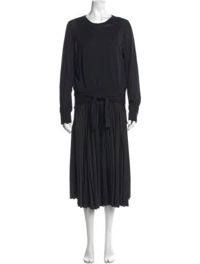 Pre-owned 3.1 Phillip Lim Crew Neck Long Dress In Blue