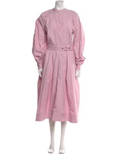 Pre-owned 3.1 Phillip Lim Crew Neck Long Dress In Pink