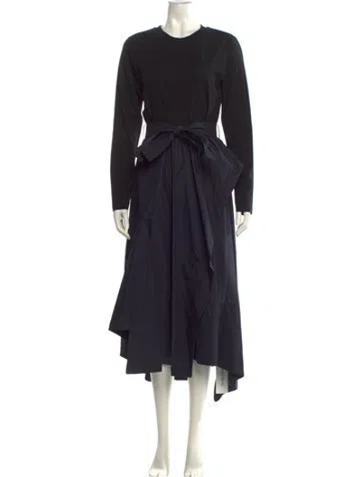Pre-owned 3.1 Phillip Lim Crew Neck Long Dress W/ Tags In Black