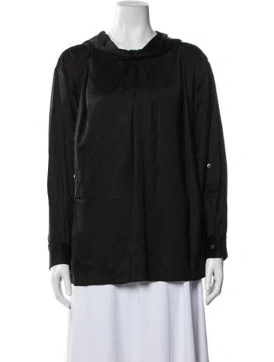 Pre-owned 3.1 Phillip Lim Crew Neck Long Sleeve Blouse W/ Tags In Blue