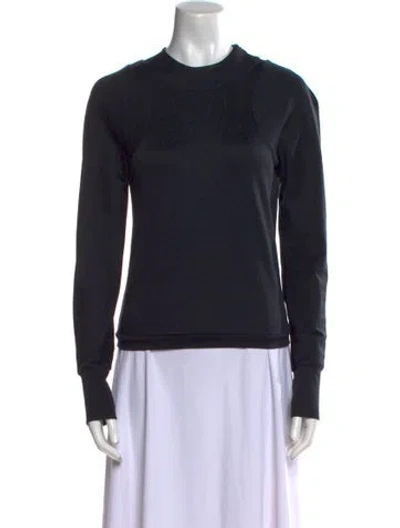 Pre-owned 3.1 Phillip Lim Crew Neck Long Sleeve Sweatshirt In Black