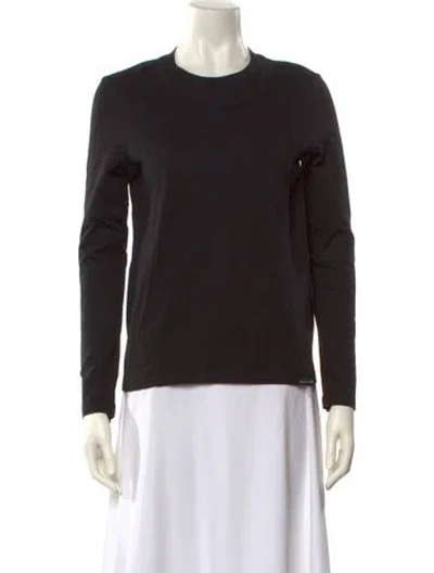 Pre-owned 3.1 Phillip Lim Crew Neck Long Sleeve Sweatshirt In Black