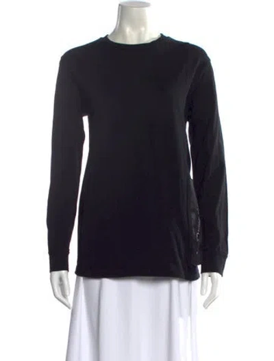 Pre-owned 3.1 Phillip Lim Crew Neck Long Sleeve Sweatshirt In Black