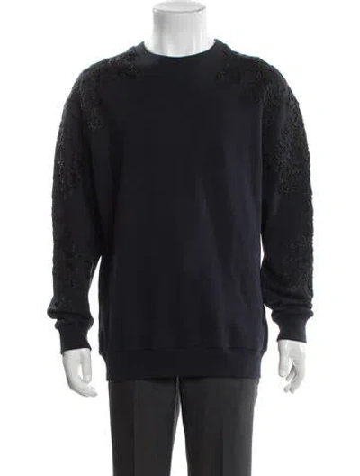 Pre-owned 3.1 Phillip Lim Crew Neck Long Sleeve Sweatshirt In Blue