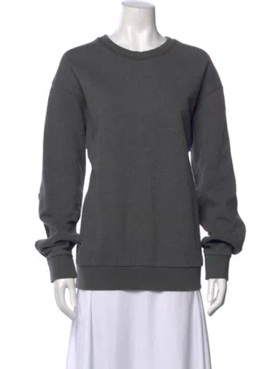 Pre-owned 3.1 Phillip Lim Crew Neck Long Sleeve Sweatshirt In Gray