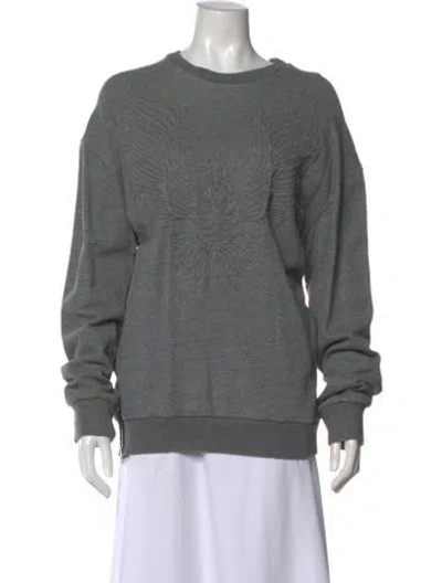 Pre-owned 3.1 Phillip Lim Crew Neck Long Sleeve Sweatshirt In Gray
