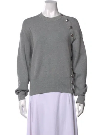 Pre-owned 3.1 Phillip Lim Crew Neck Long Sleeve Sweatshirt In Gray