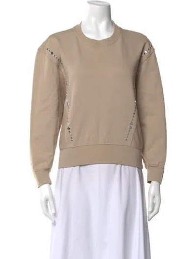 Pre-owned 3.1 Phillip Lim Crew Neck Long Sleeve Sweatshirt In Neutral
