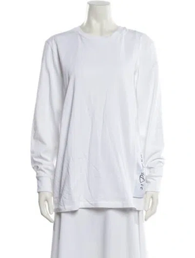 Pre-owned 3.1 Phillip Lim Crew Neck Long Sleeve Sweatshirt In White