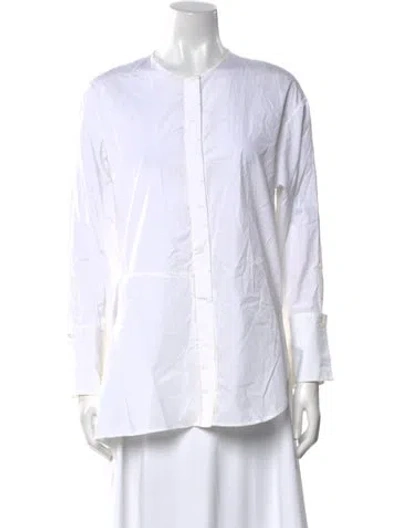 Pre-owned 3.1 Phillip Lim Crew Neck Long Sleeve Tunic In White