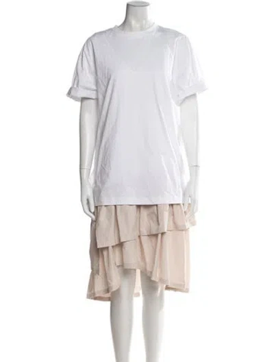 Pre-owned 3.1 Phillip Lim Crew Neck Midi Length Dress In Neutral