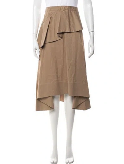 Pre-owned 3.1 Phillip Lim Crew Neck Midi Length Dress In White