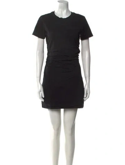 Pre-owned 3.1 Phillip Lim Crew Neck Mini Dress In Black