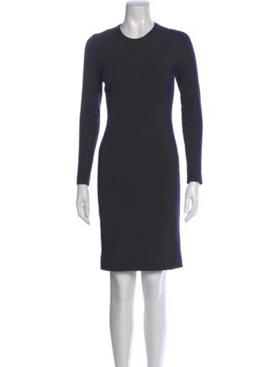 Pre-owned 3.1 Phillip Lim Crew Neck Mini Dress In Black