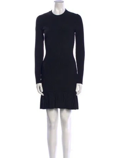 Pre-owned 3.1 Phillip Lim Crew Neck Mini Dress In Blue