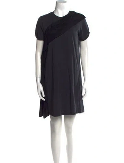 Pre-owned 3.1 Phillip Lim Crew Neck Mini Dress In Gray