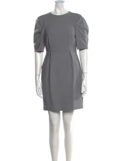 Pre-owned 3.1 Phillip Lim Crew Neck Mini Dress In Gray