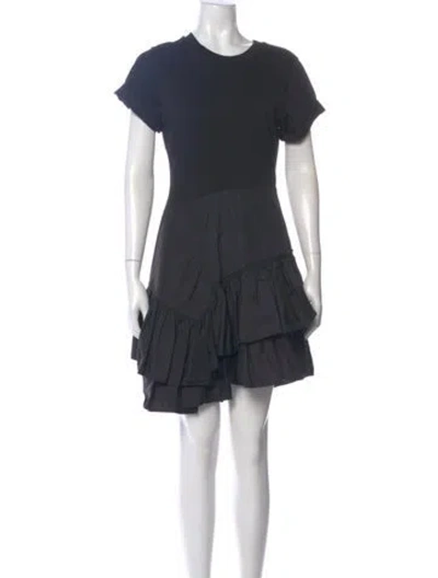 Pre-owned 3.1 Phillip Lim Crew Neck Mini Dress In Gray