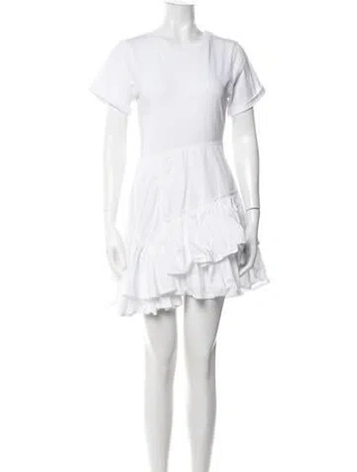 Pre-owned 3.1 Phillip Lim Crew Neck Mini Dress In Grey