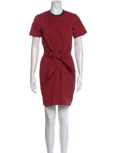 Pre-owned 3.1 Phillip Lim Crew Neck Mini Dress In Multi