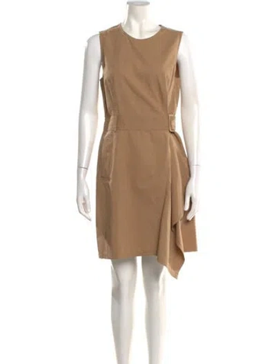 Pre-owned 3.1 Phillip Lim Crew Neck Mini Dress In Neutral