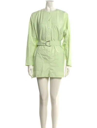 Pre-owned 3.1 Phillip Lim Crew Neck Romper In Green
