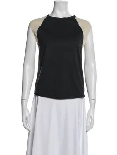 Pre-owned 3.1 Phillip Lim Crew Neck Short Sleeve Top In Black
