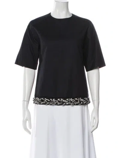 Pre-owned 3.1 Phillip Lim Crew Neck Short Sleeve Top In Gray