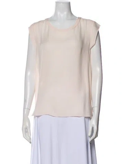 Pre-owned 3.1 Phillip Lim Crew Neck Short Sleeve Top In Neutral