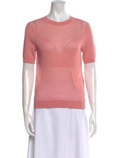 Pre-owned 3.1 Phillip Lim Crew Neck Short Sleeve Top In Pink