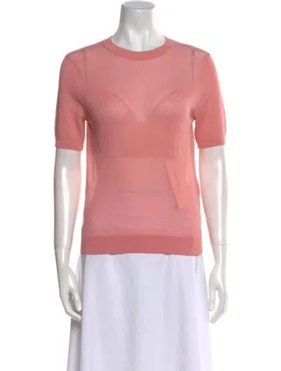 Pre-owned 3.1 Phillip Lim Crew Neck Short Sleeve Top In Pink