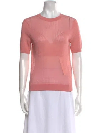 Pre-owned 3.1 Phillip Lim Crew Neck Short Sleeve Top In Pink