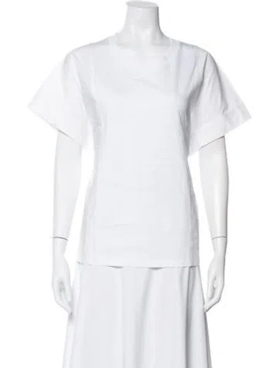 Pre-owned 3.1 Phillip Lim Crew Neck Short Sleeve Top W/ Tags In White