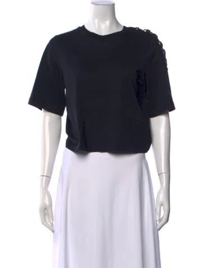 Pre-owned 3.1 Phillip Lim Crew Neck Short Sleeve T-shirt In Black