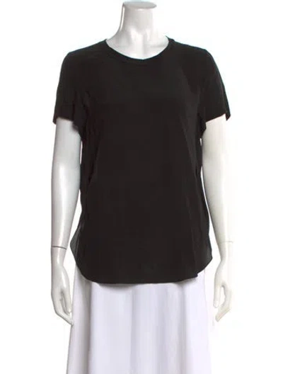 Pre-owned 3.1 Phillip Lim Crew Neck Short Sleeve T-shirt In Black