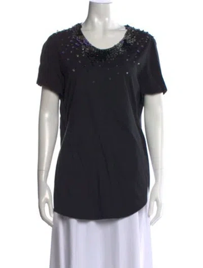 Pre-owned 3.1 Phillip Lim Crew Neck Short Sleeve T-shirt In Black