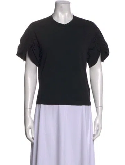 Pre-owned 3.1 Phillip Lim Crew Neck Short Sleeve T-shirt In Black