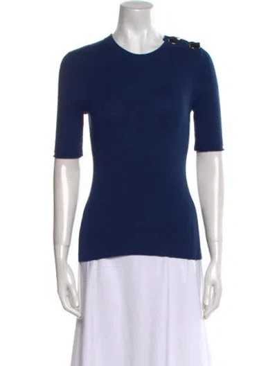 Pre-owned 3.1 Phillip Lim Crew Neck Short Sleeve T-shirt In Blue