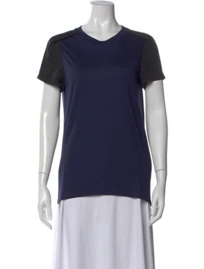 Pre-owned 3.1 Phillip Lim Crew Neck Short Sleeve T-shirt In Blue