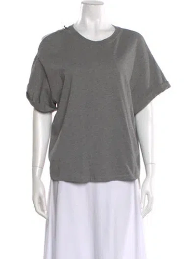 Pre-owned 3.1 Phillip Lim Crew Neck Short Sleeve T-shirt In Gray