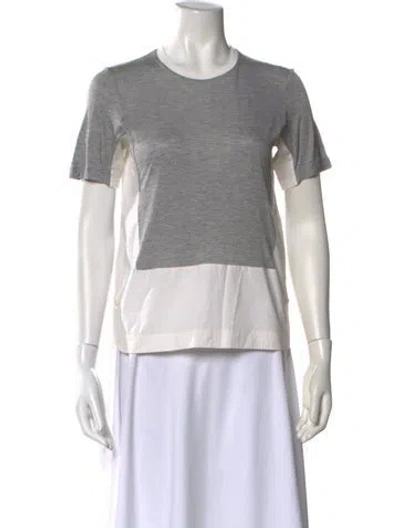 Pre-owned 3.1 Phillip Lim Crew Neck Short Sleeve T-shirt In Gray