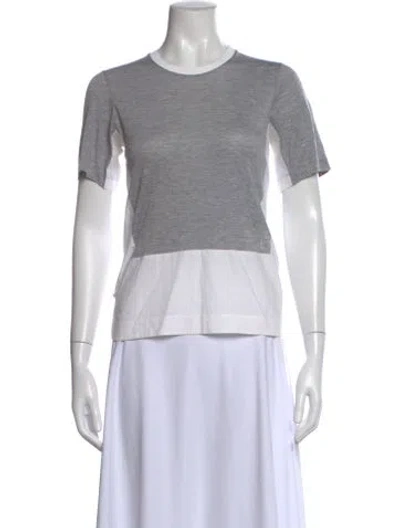 Pre-owned 3.1 Phillip Lim Crew Neck Short Sleeve T-shirt In Gray