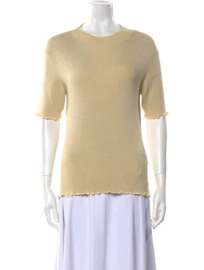 Pre-owned 3.1 Phillip Lim Crew Neck Short Sleeve T-shirt In Neutral