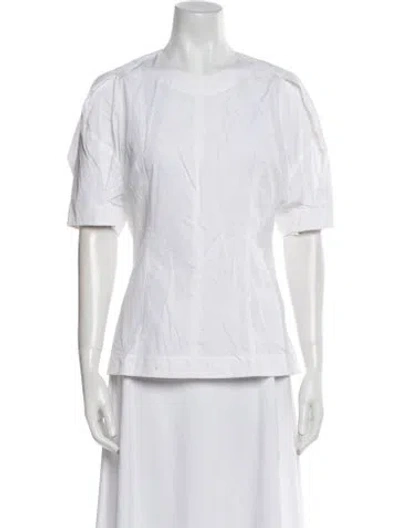 Pre-owned 3.1 Phillip Lim Crew Neck Short Sleeve T-shirt In Neutral